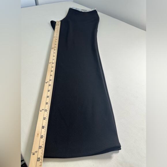 NWT Lovers + Friends Crystal Waist Detail Elegant Black Dress Pants Size Large - Picture 8 of 11